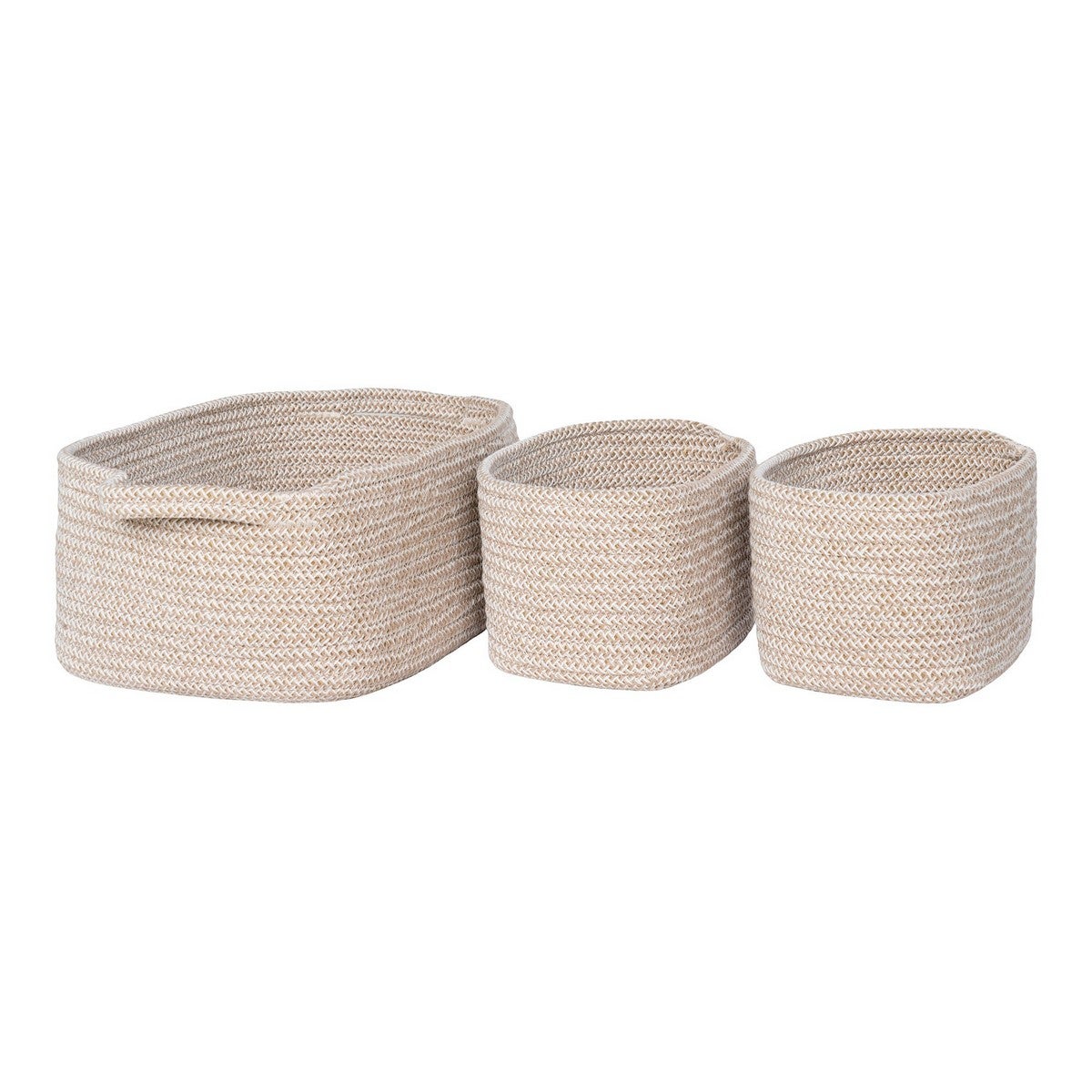 Best Choice Products Confezione da 5 cestini portaoggetti a cubo, in giacinto d'acqua, multiuso, pieghevoli, intrecciati a mano, per lavanderia