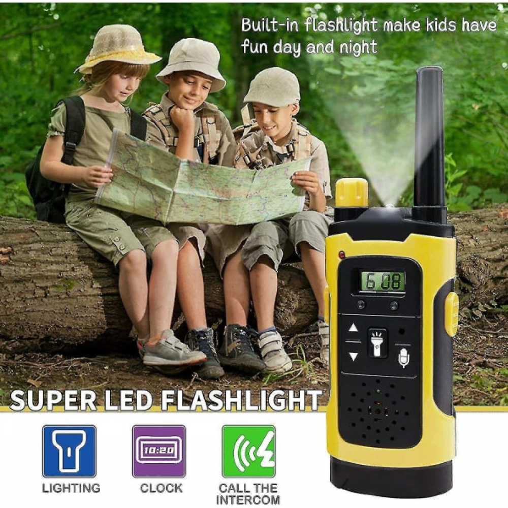 Walkie-talkies infantiles, aptos para niños y niñas de 3 a 12 años, de largo alcance. - 3