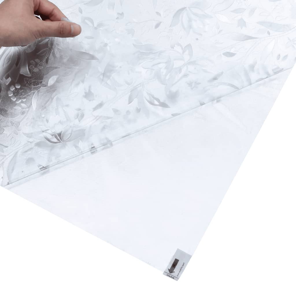 Film pour fenêtre dépoli motif de fleurs 90x500 cm PVC CFW34713 - 6
