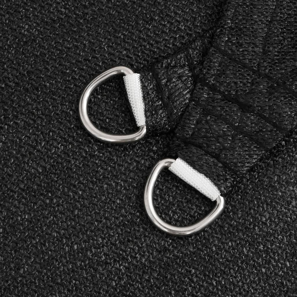 Maison Exclusive - Vela Parasole 160 g/m² Nera 3,5x5 m in HDPE - 5