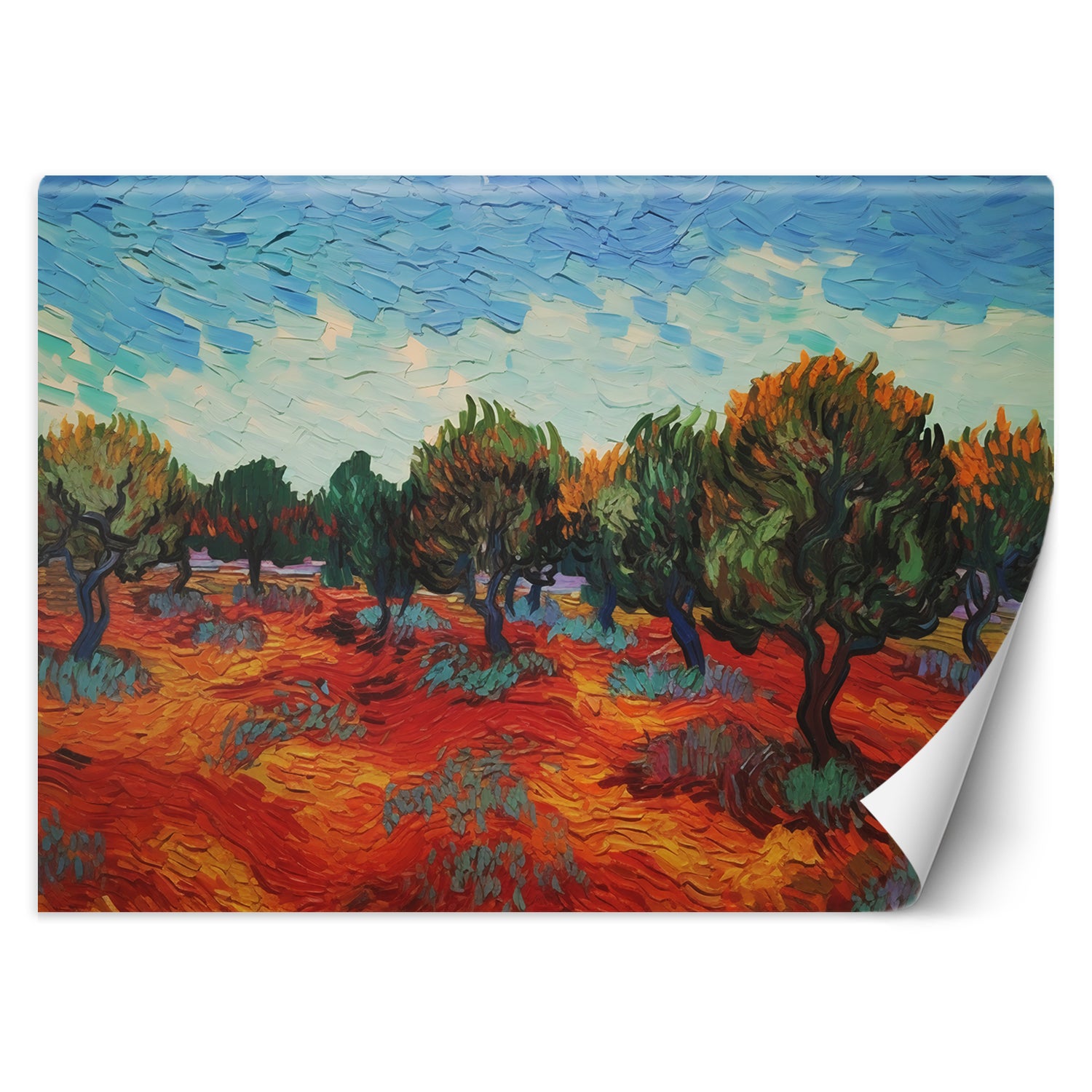 Fototapeta, Drzewa oliwne - V. van Gogh 450x315