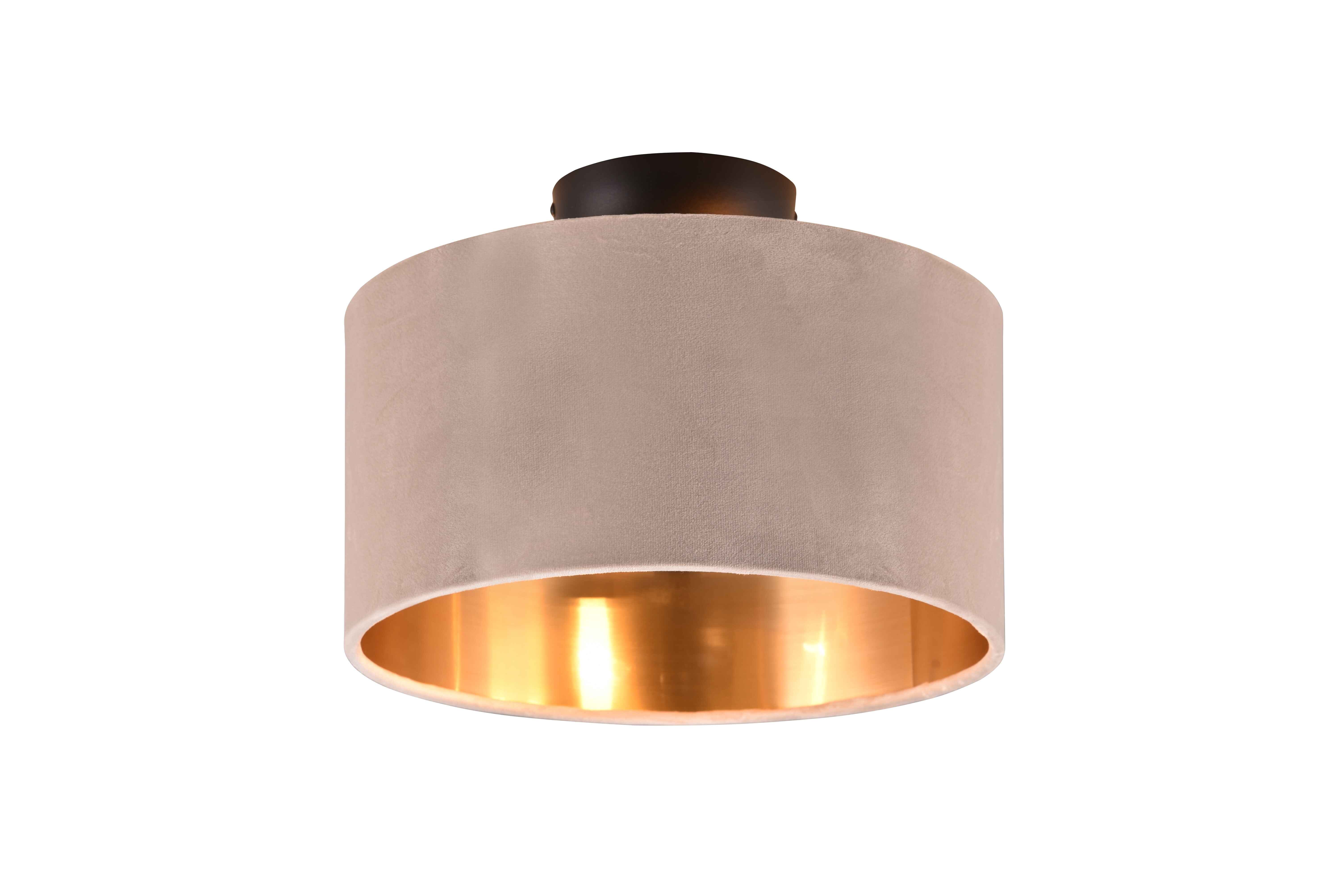 Lampa sufitowa JULIETA beżowo-złota 2xE14x40W tkanina wym:22x30x30cm IP20 Trio