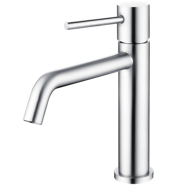 Valaz Robinet de lavabo monocommande rond chromé - Série Ebro