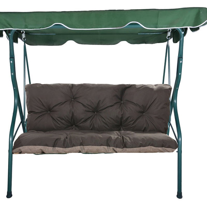 Poduszka ogrodowa na huśtawkę 150x50x50cm poduszka na meble ogrodowe czarna, poduszka na balkon taras, poducha ogrodowa na ławkę