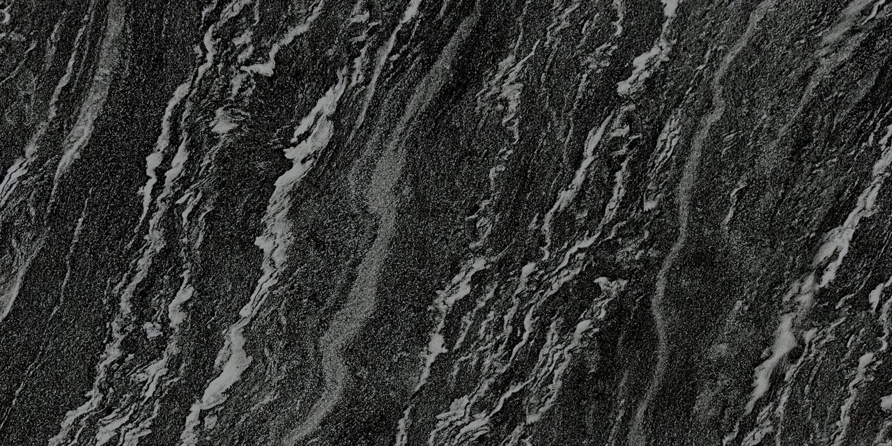 Panneau mural effet marbre – Revêtement PVC 120x60 cm | 2,5 mm | Résistant à l'eau, aux UV et à l'humidité | Alternative aux carreaux Black02 - 9