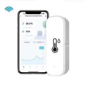 Termometro galleggiante wireless per piscina, termometro per piscina connesso con orologio