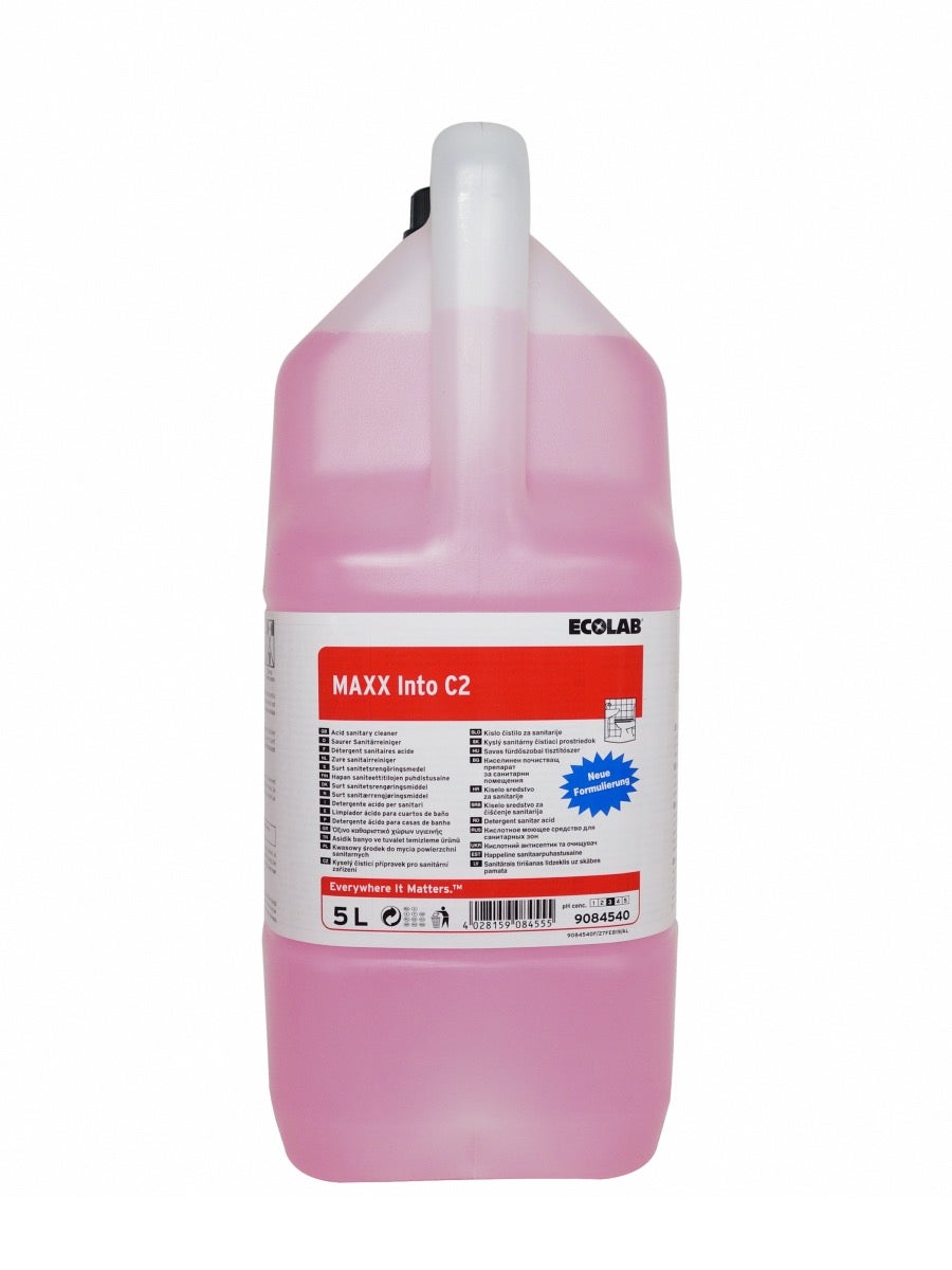 Détartrant sanitaire concentré - MAXX INTO C2 - Bidon 5L - ECOLAB - 2