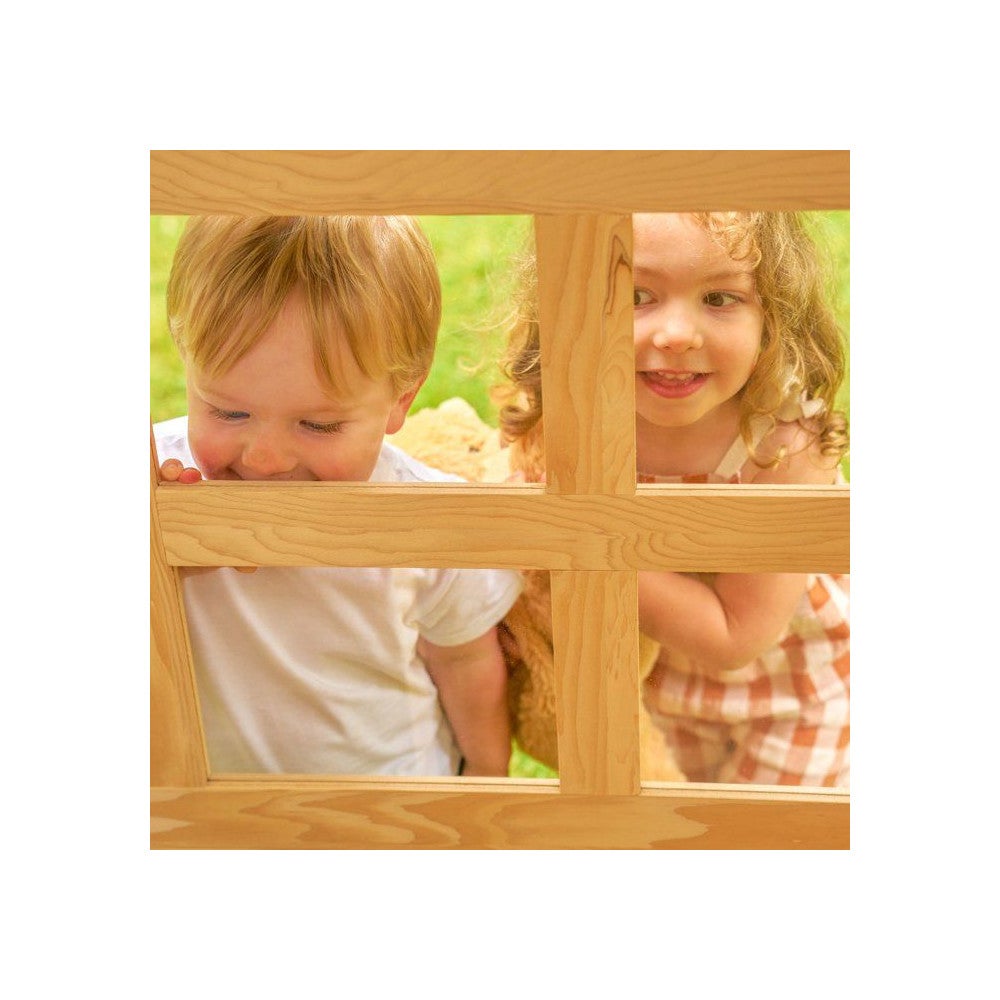 Maisonnette cabane enfant avec plancher BOUTON D'OR COTTAGE en bois FSC® - 6