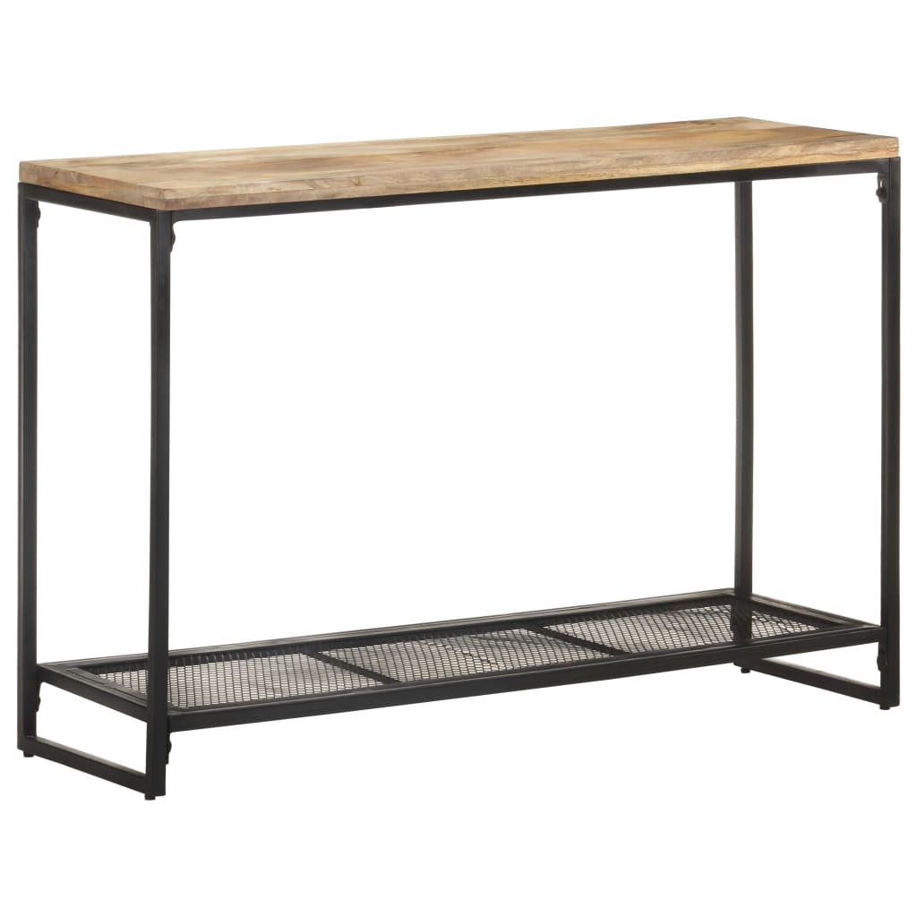 vidaXL Tavolo Consolle 90x35x76 cm in Legno Massello di Mango