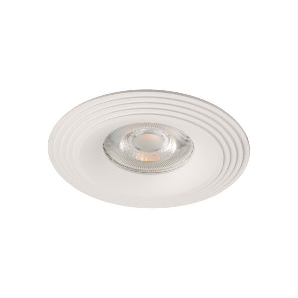 Oprawa sufitowa wpuszczana oczko Liglo biała 1xGX5.3 / GU10x10W okrągła IP20 wym: 2,7 x 9,7 x 9,7 cm aluminium Kanlux