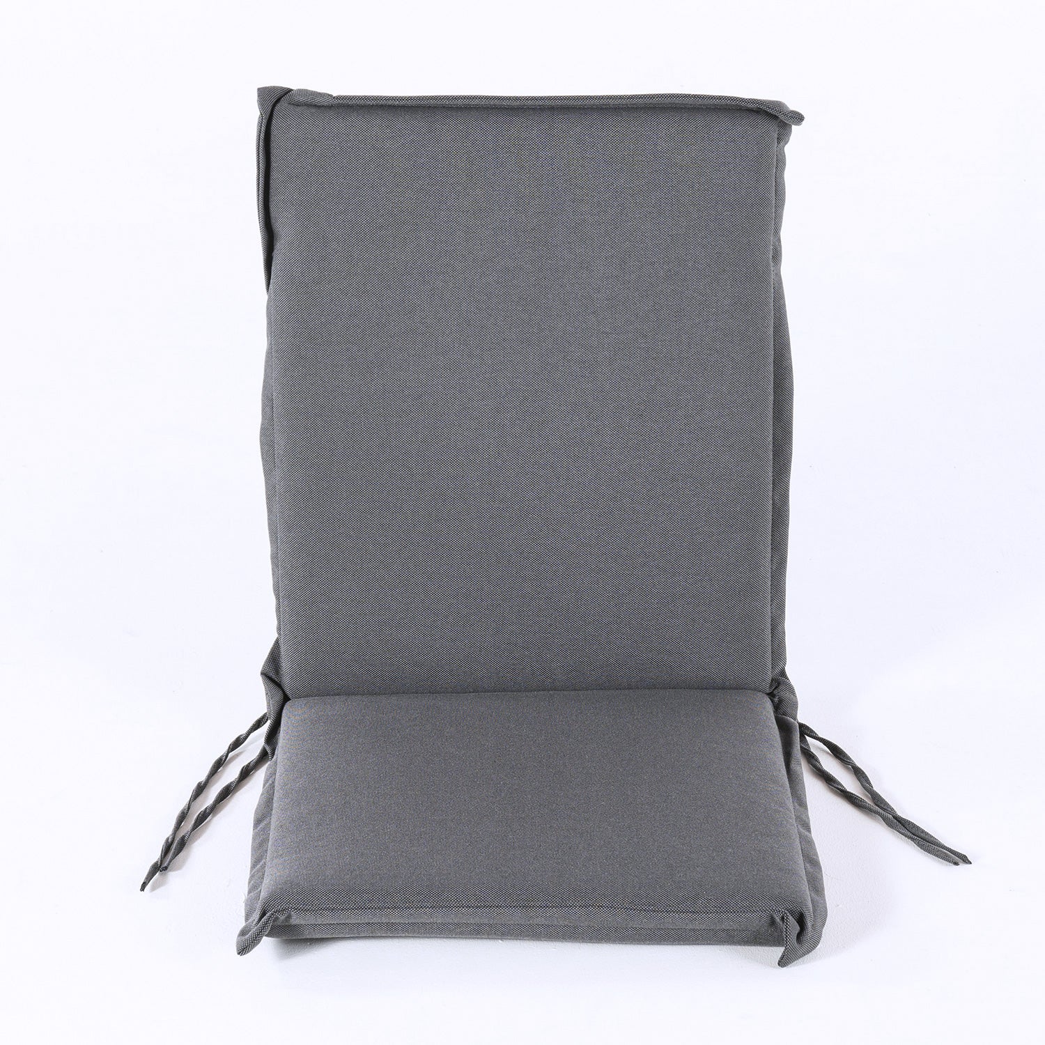 Cojín para sillón de jardín reclinable color gris, tejido técnico para exterior - 8