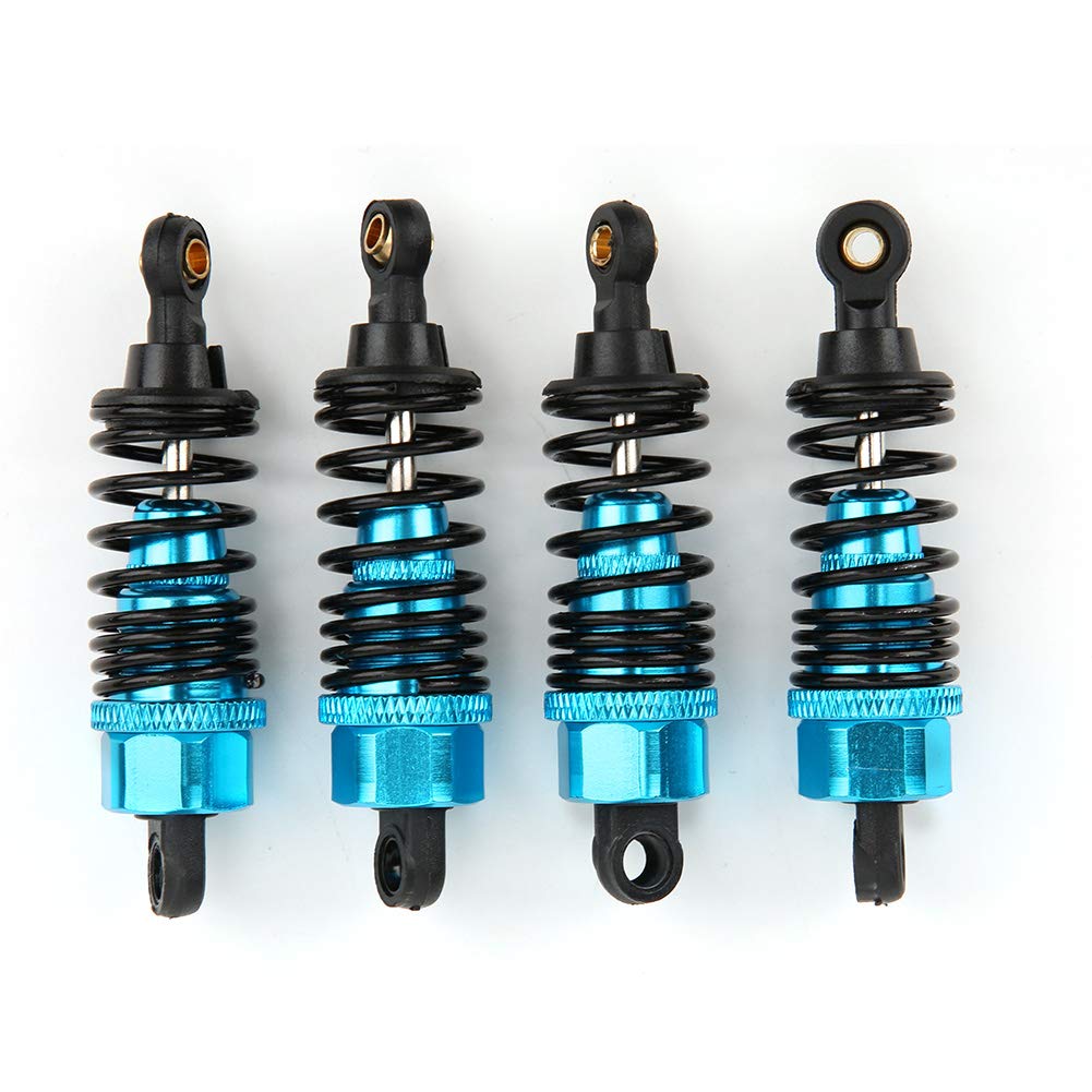 Tours D'Amortisseur RC En Alliage Aluminium Pour TT02 - Upgrade Bleu, Améliore Stabilité Et Performance