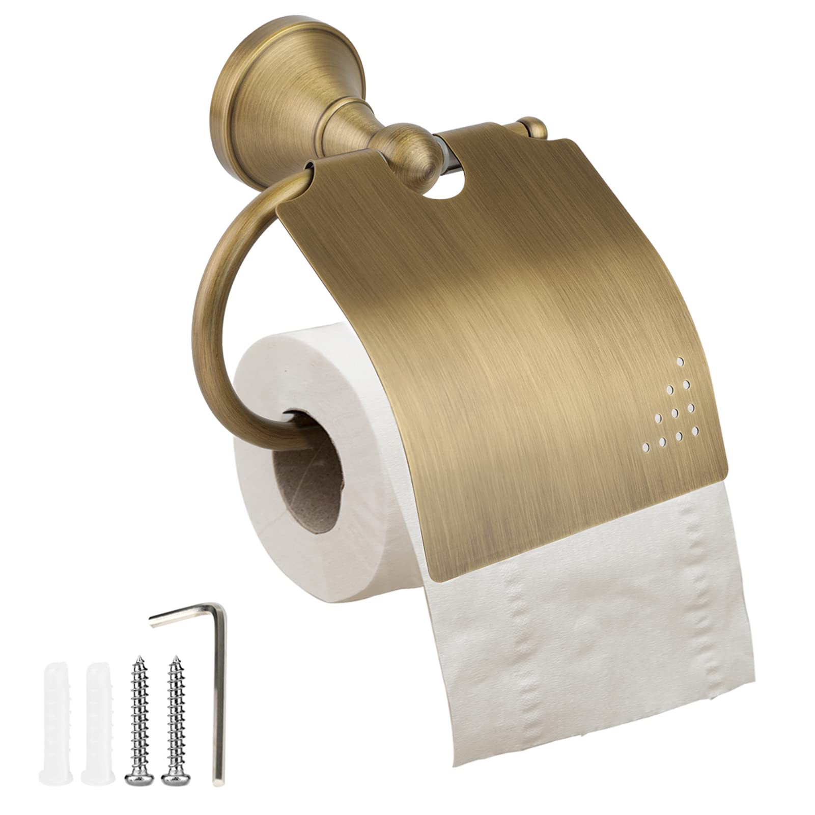 Portarrollos De Papel Higiénico BLESIY Soportes De Papel De Pared Acero Inoxidable Gancho Para Papel De Bano