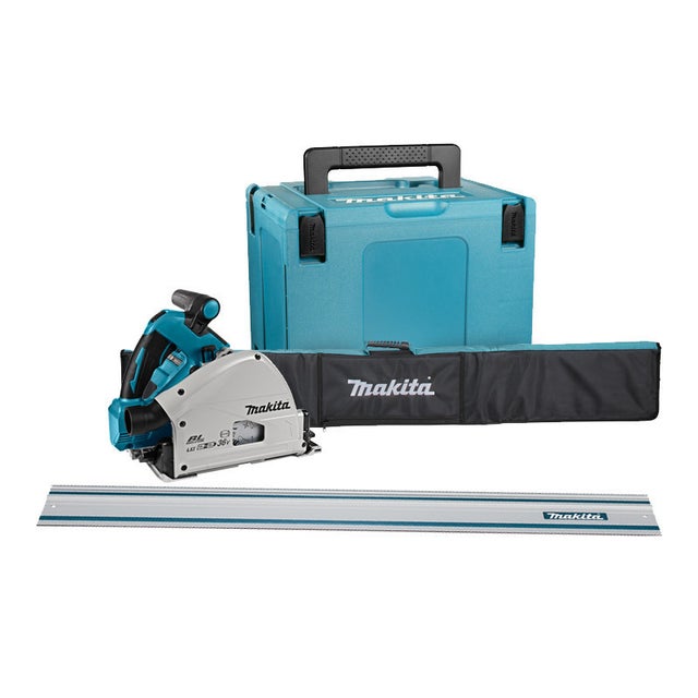 Scie plongeante 36V LXT Ø165 mm (produit seul) en coffret avec rail de guidage - MAKITA DSP600ZJ2