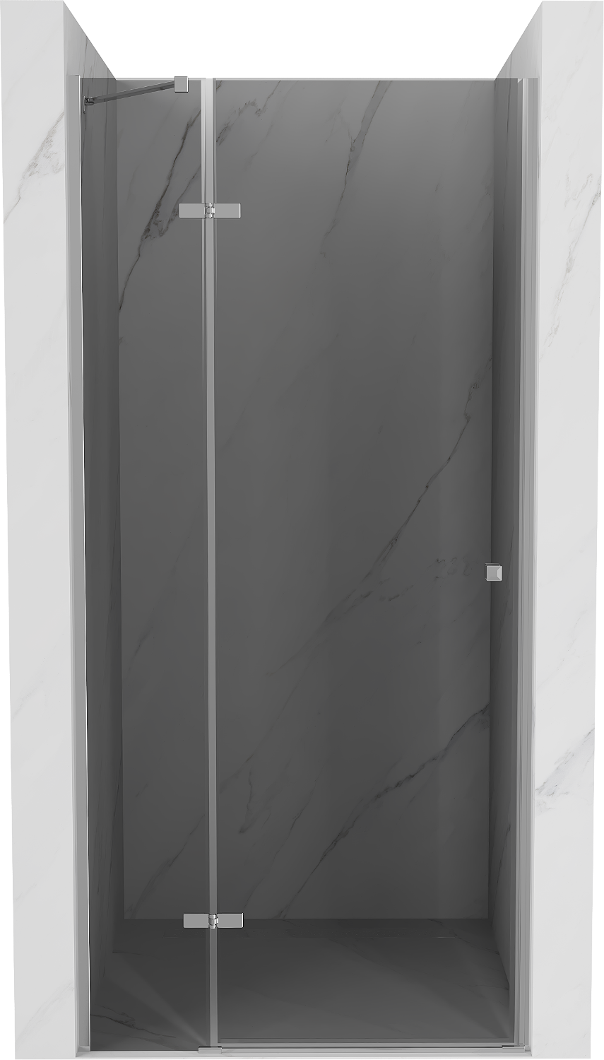 Mexen Roma drzwi prysznicowe uchylne 120 cm, grafit, chrom - 854-120-000-01-40