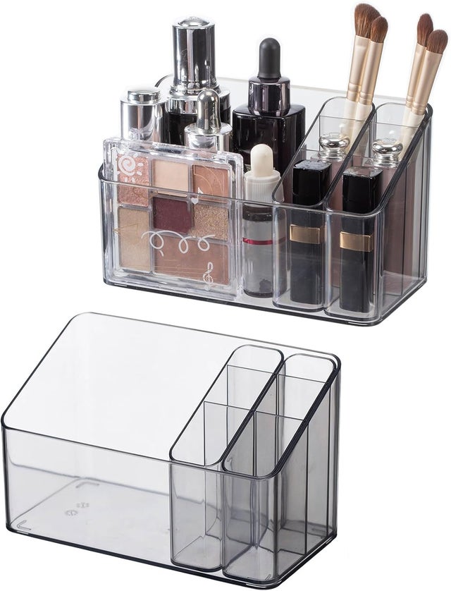 Rangement Maquillage RMAN – Blanc – Étanche Poussière Et Eau – 4 Compartiments – Neuf