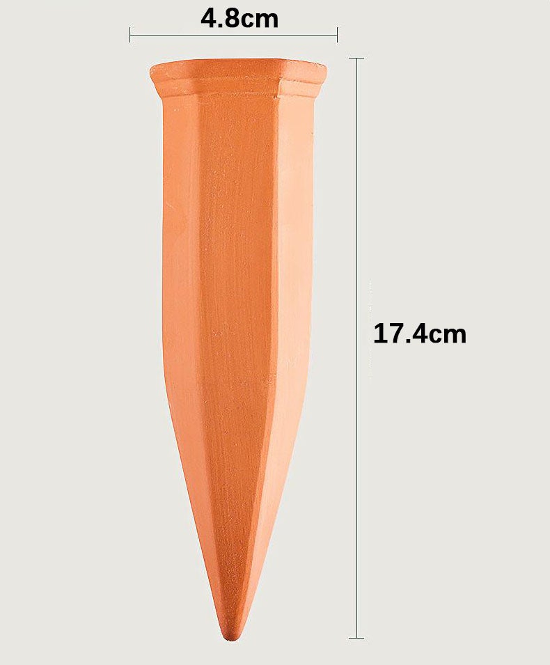 Lot de 4 dispositifs d'arrosage en céramique pour plantes, goutteur automatique, dispositif d'arrosage en pot, adapté à une utilisation en vacances - 6