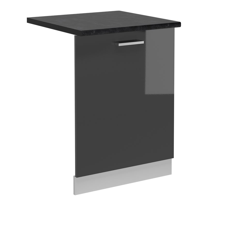 Vicco Panel przedni zmywarki R-Line, Antracyt wysoki połysk, 60 cm , BP Antracyt