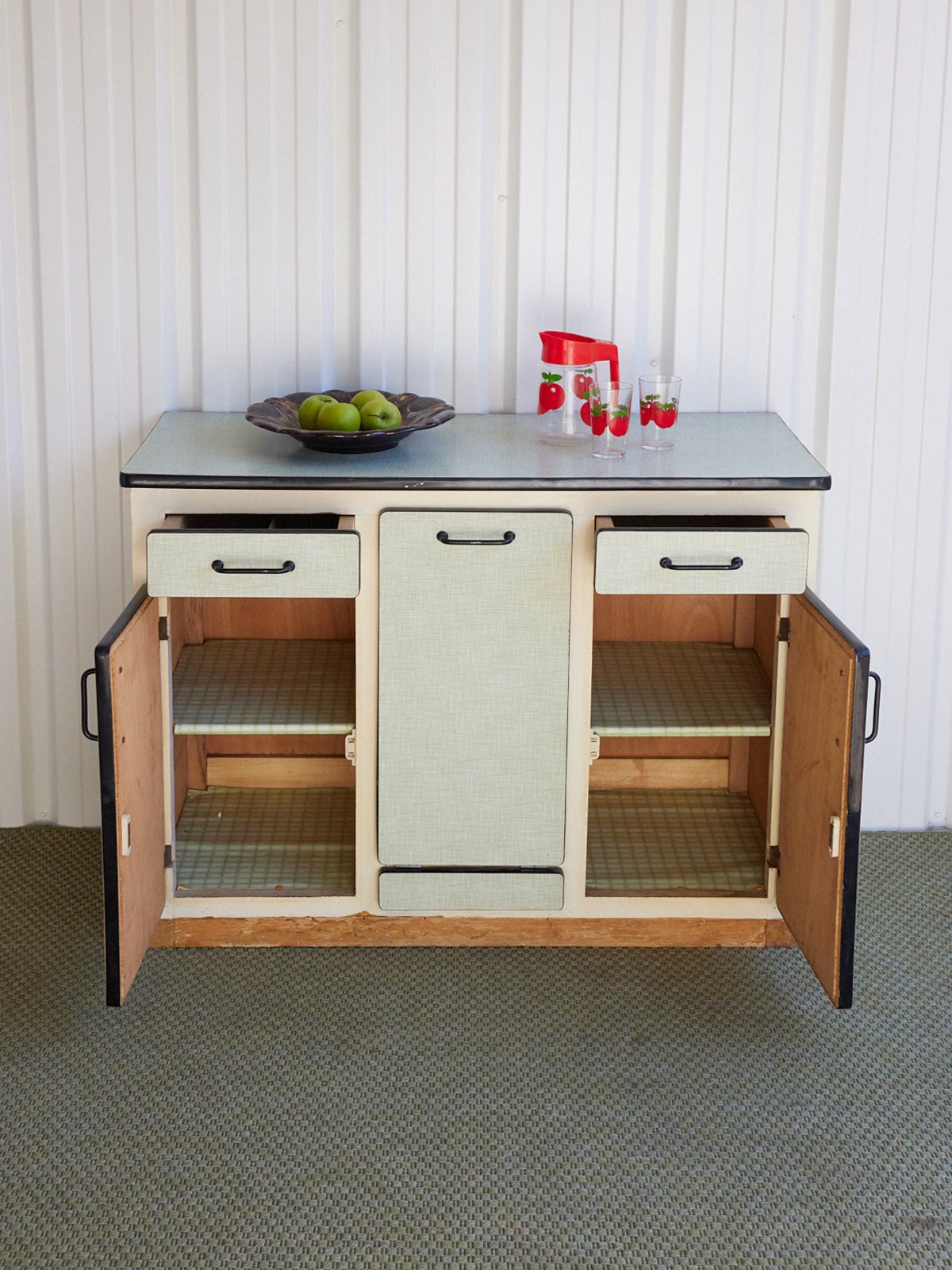 Buffet en formica vert Gilbert N°1900 | Leroy Merlin