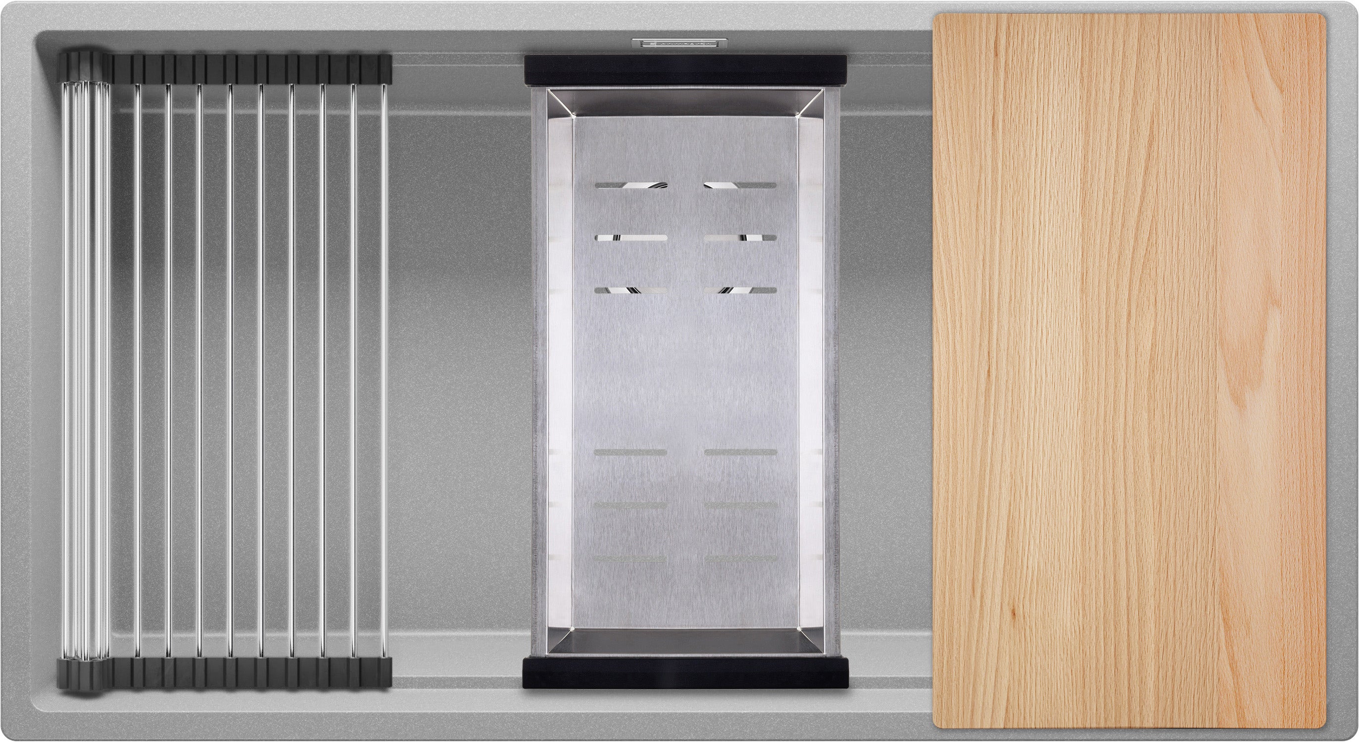 VBChome Lavello Singolo Da Incasso, Da 60 X 44 Cm, In Granito Composito - Foto 2