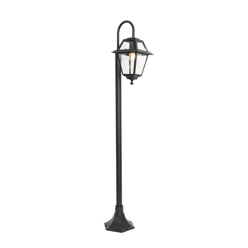 Klasyczna lampa zewnętrzna czarna 135 cm IP44 - Berta
