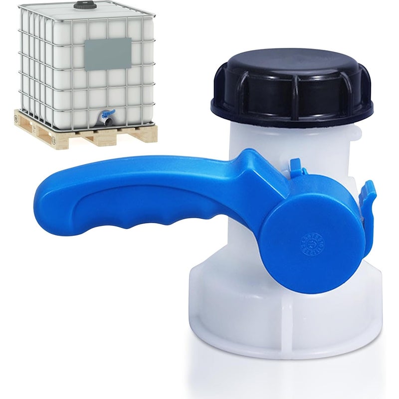 Zawór do zbiornika plastikowego 1000L, zawór do zbiornika 1000L, adapter do zbiornika 1000L, adapter IBC, adapter uniwersalny, do zaworu spustowego,