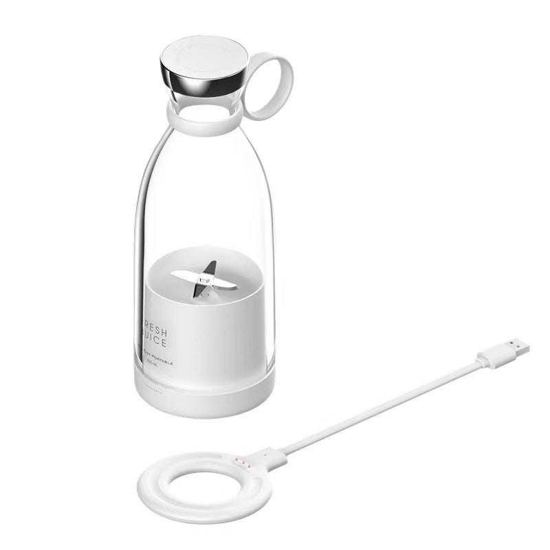POYOCOM Mélangeur mini sans fil, récipient amovible de 739 ml, puissant mélangeur portable, pour smoothies, broyage de glace, 4 programmes, couvercle anti-fuites et bec verseur, rechargeable par USB-C