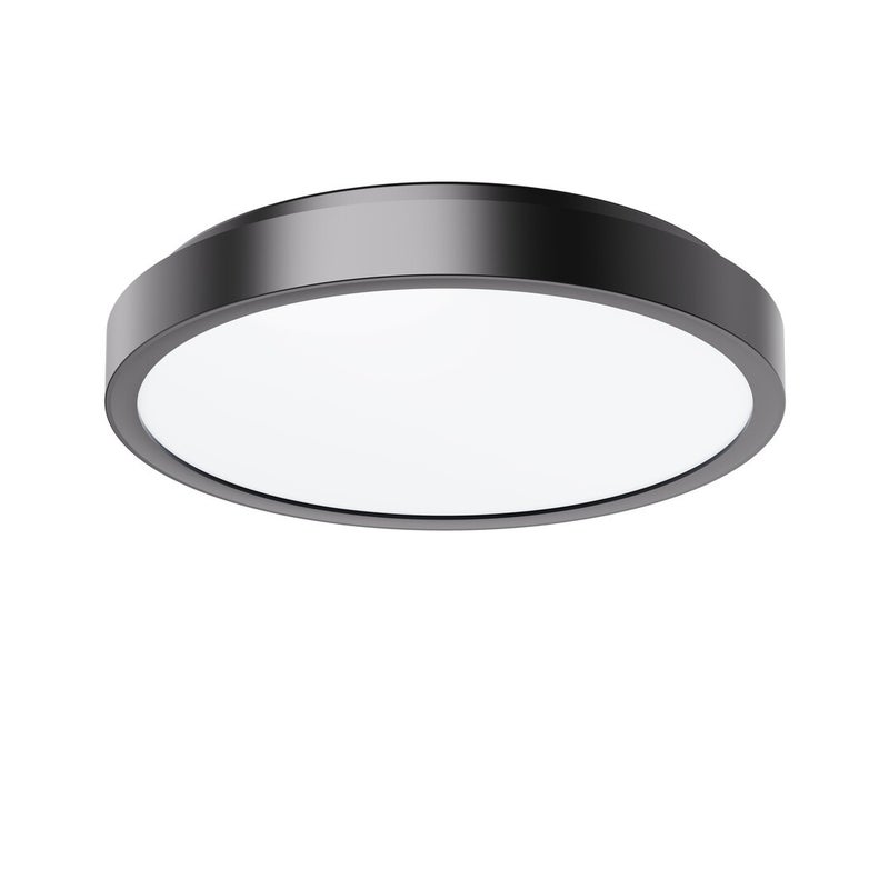 Plafon Samira okrągły czarno-biały LED 36W 4000K 2900lm wym: 5,5 x 35 cm IP44 tworzywo sztuczne Rabalux