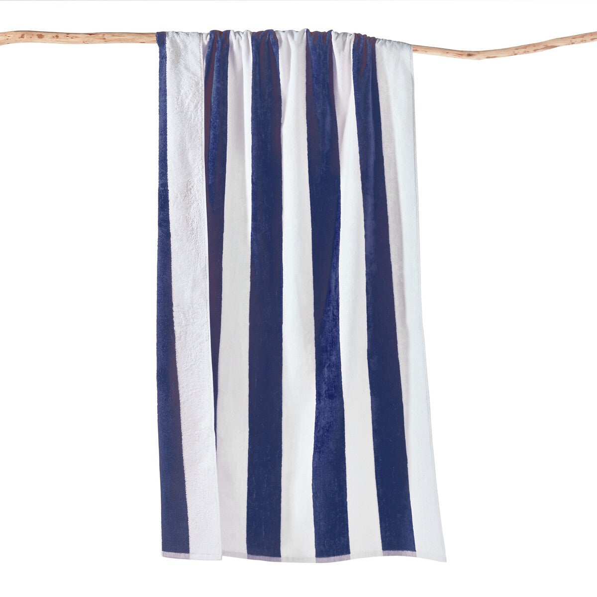 Serviette de plage Nice bleu marine
