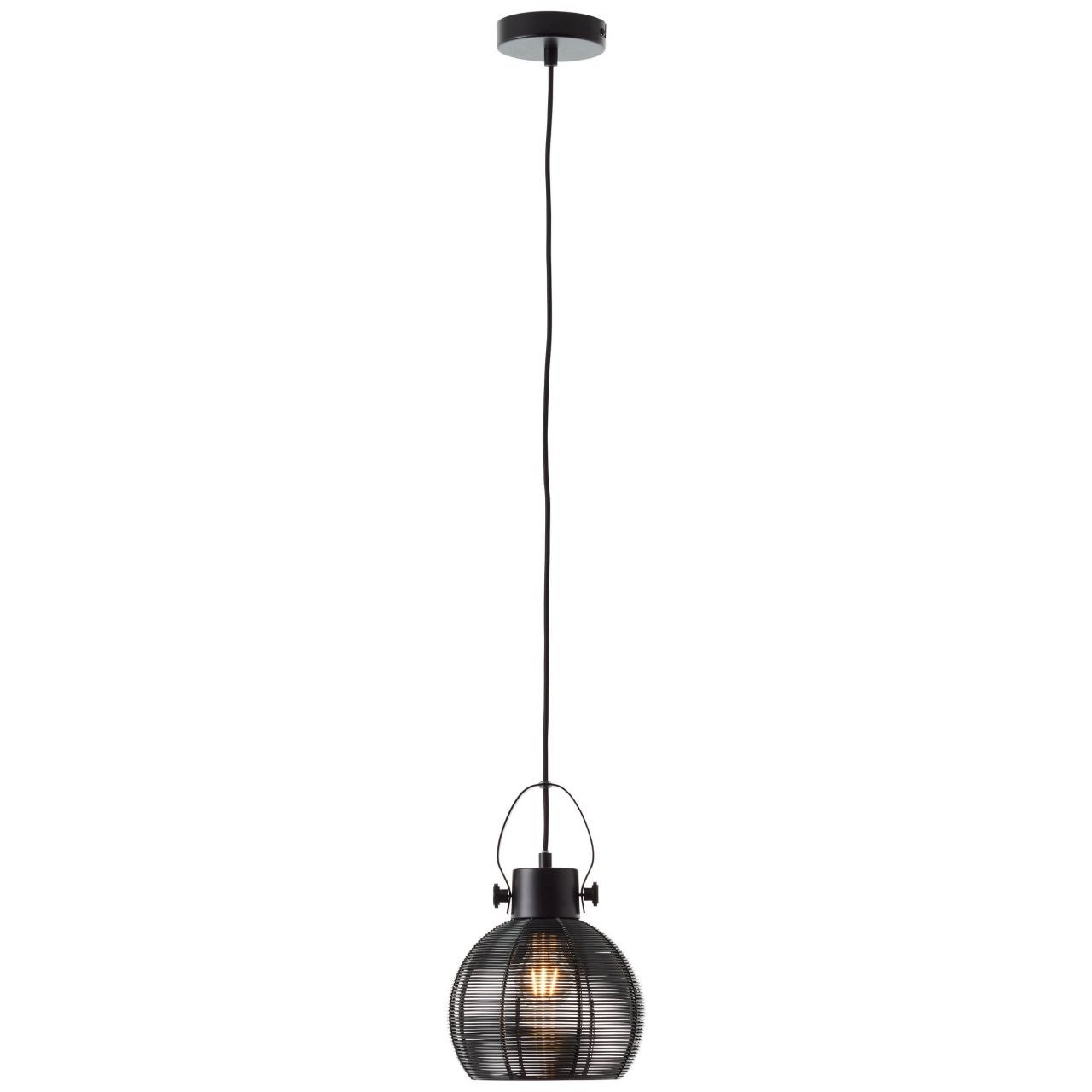 BRILLIANT ścienny i sufitowy LED Ontario 33cm biały/czarny Tuya App | 1x zintegrowany LED, zintegrowany LED 16W, (1400lm, 3100-6500K)