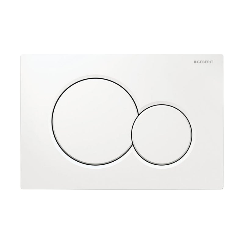 Placa de comando branca para autoclismos Geberit Sigma01 115.770.11.5 - Branco - 6