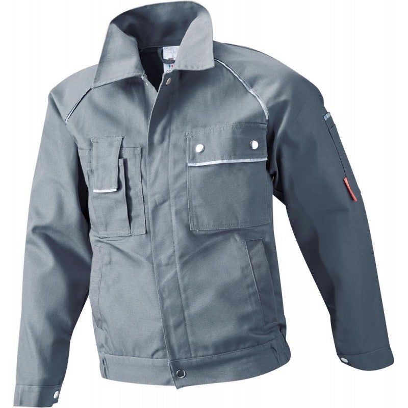 Planam kurtka w pasie Canvas 320 rozmiar 50 szary/czarny - 2113050