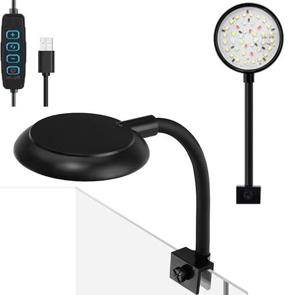 YWBL-WH Mini Vitrine USB Pour Porche, Projecteurs à Affichage LED à Intensité Variable, 4 Pièces Pour L'entrée De Bijoux, Avec Câble (lumière Blanche