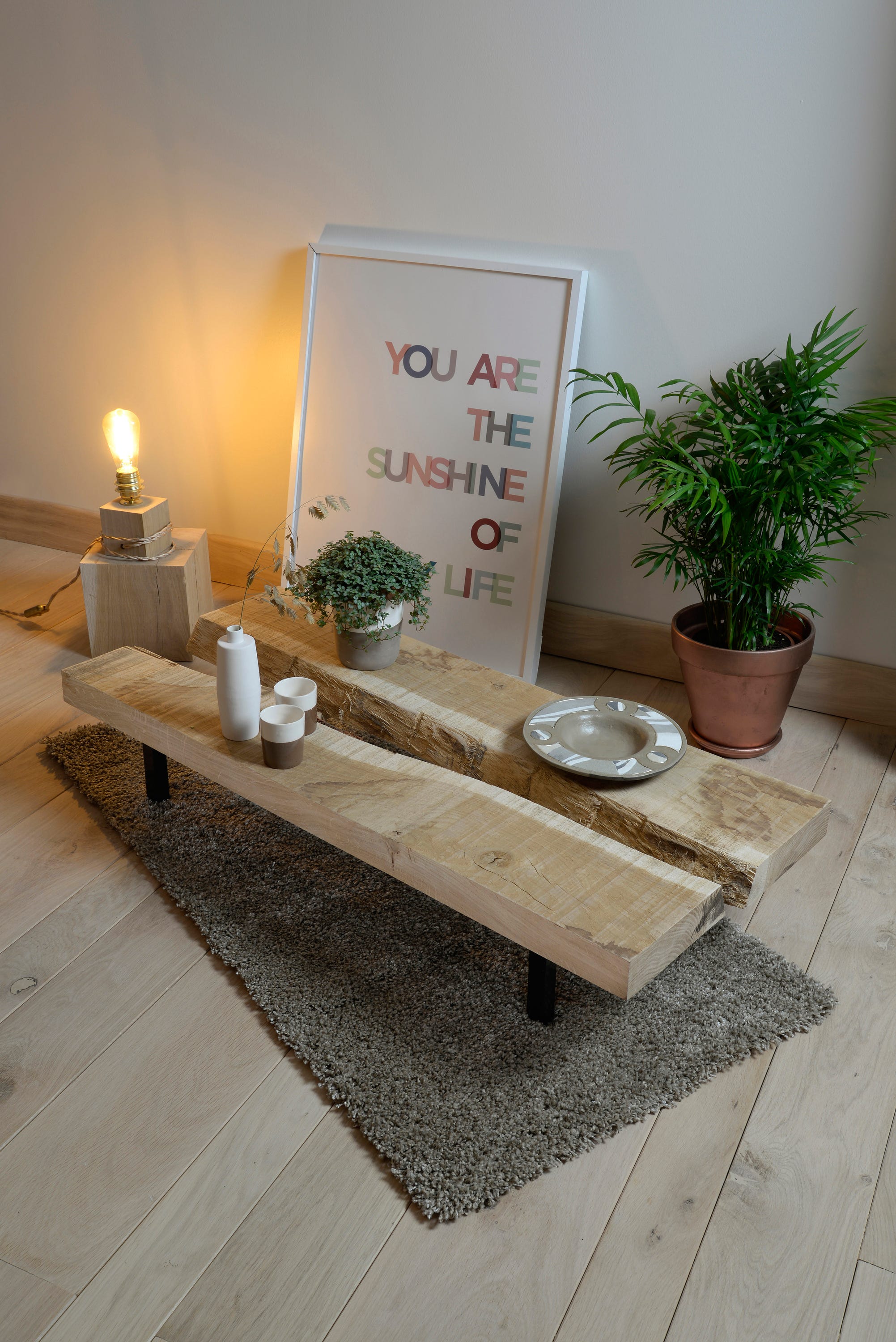 Tavola in rovere massello 18/25x120x5 cm, 1 lato grezzo - 2