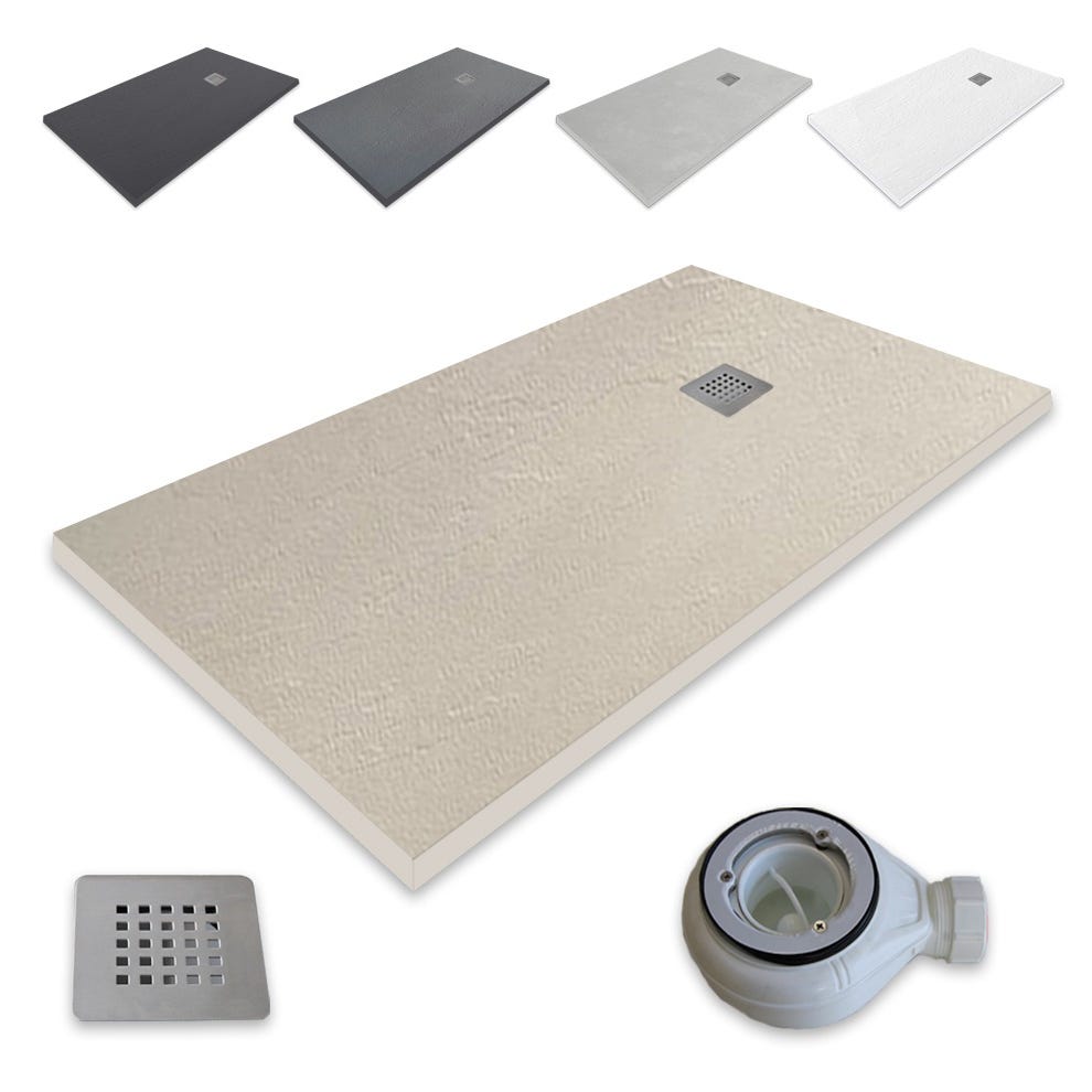 RECEVEUR DE DOUCHE EN R SINE EXTRA PLATE Outletaseo TEXTURE ARDOISE RECEVEUR DE DOUCHE EN R SINE EXTRA PLATE Outletaseo TEXTURE ARDOISE