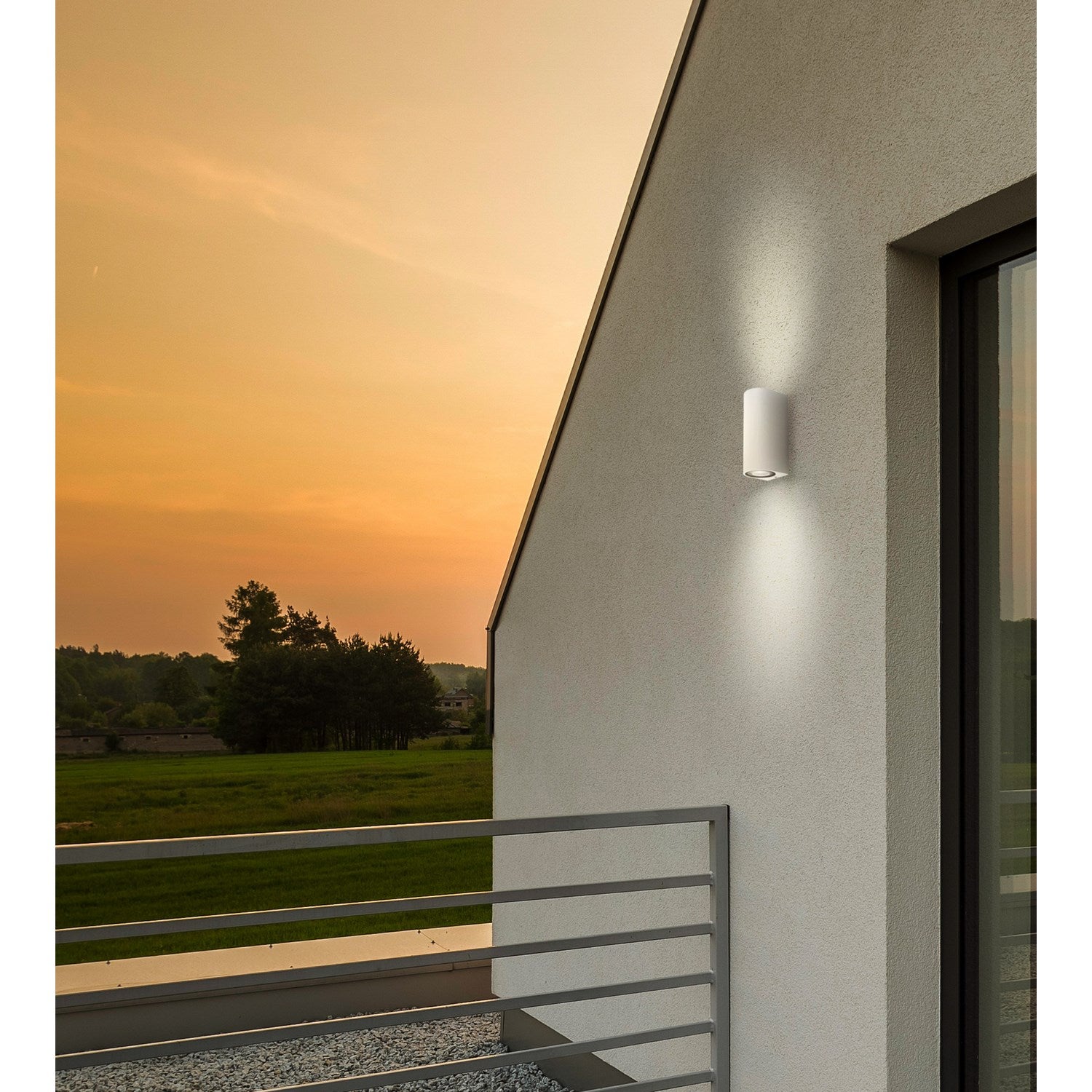 Applique LED murale à double faisceau couleur gris marine mod. Cordova 2 - 4