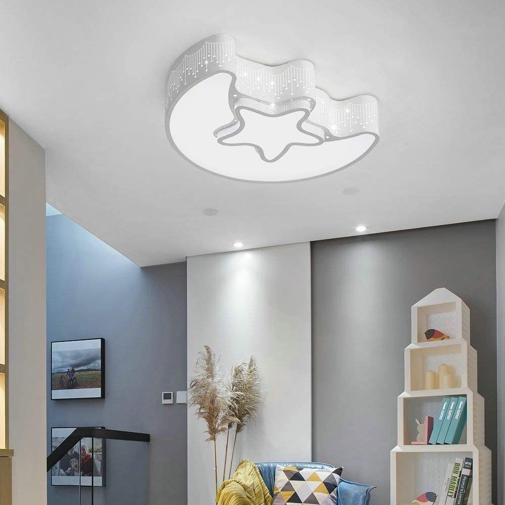 Lampara Techo Cocina ZMH Lámpara De Techo LED Dormitorio 23CM Moderna Lámpara De Techo Plana Ip44 Sala De Estar 94154051 Led Techo