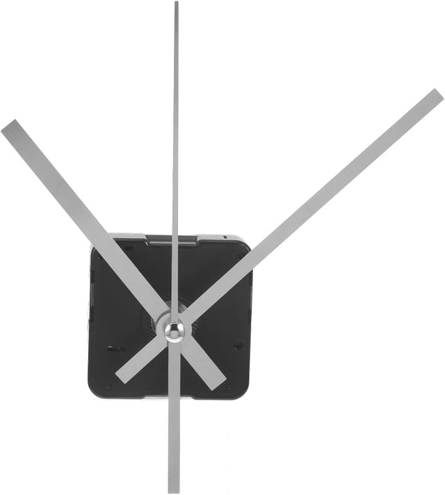 Kit mécanisme horloge murale de remplacement, aiguilles + moteur quartz silencieux à piles, réparation horloge facile