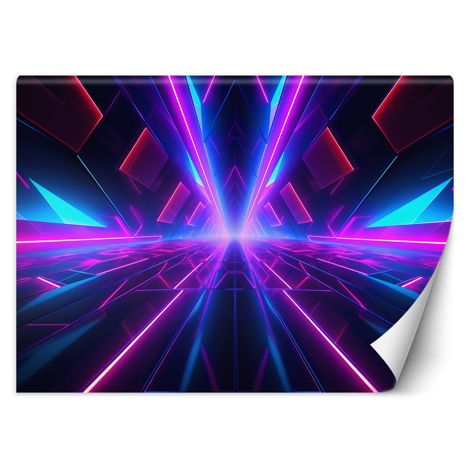 Fototapeta, Neonowy tunel 3D 250x175