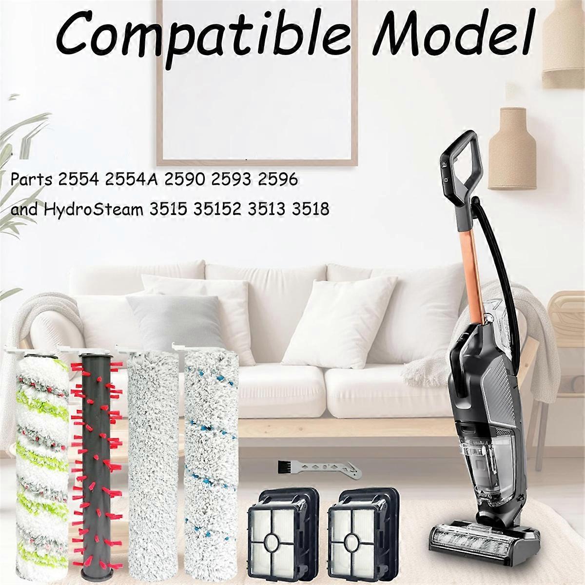 Brosses rotatives et filtres pour aspirateur Bissell CrossWave HydroSteam - 4