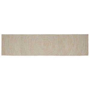 vidaXL Tappeto Naturale e Bianco 100 x 200 cm Juta, Tappeto | WhichOne