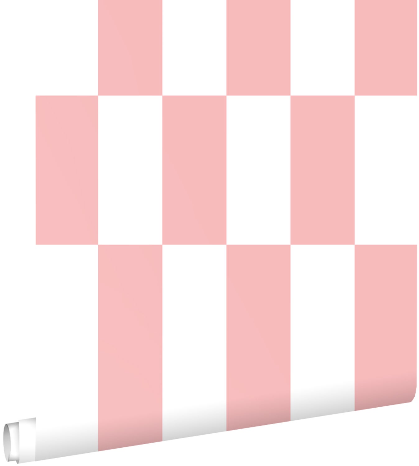 Tapeta naszywka różowymIbiałym - 50 x 900 cm - ESTAHOME
