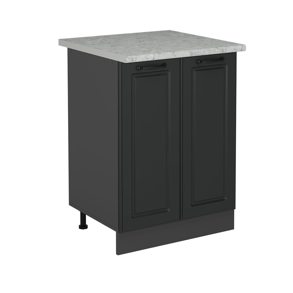 Vicco Szafki kuchenne R-Line, Antracytowy domek wiejski, 60 cm BR Marmur