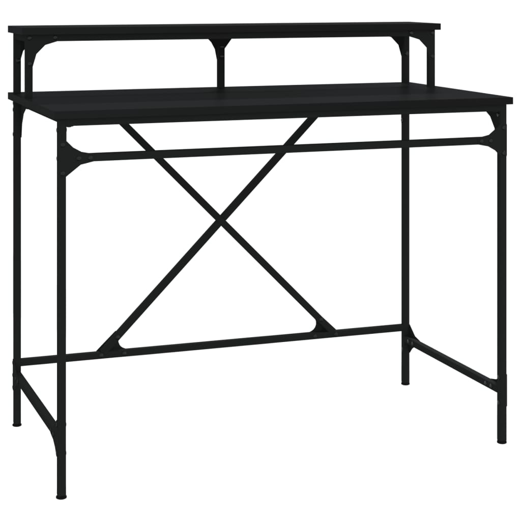 Chariot De BBQ Toro - Table De Service Extra Large 95x50x80 Cm Noir | Plan De Travail Pour Barbecue | Mobile Avec Roues
