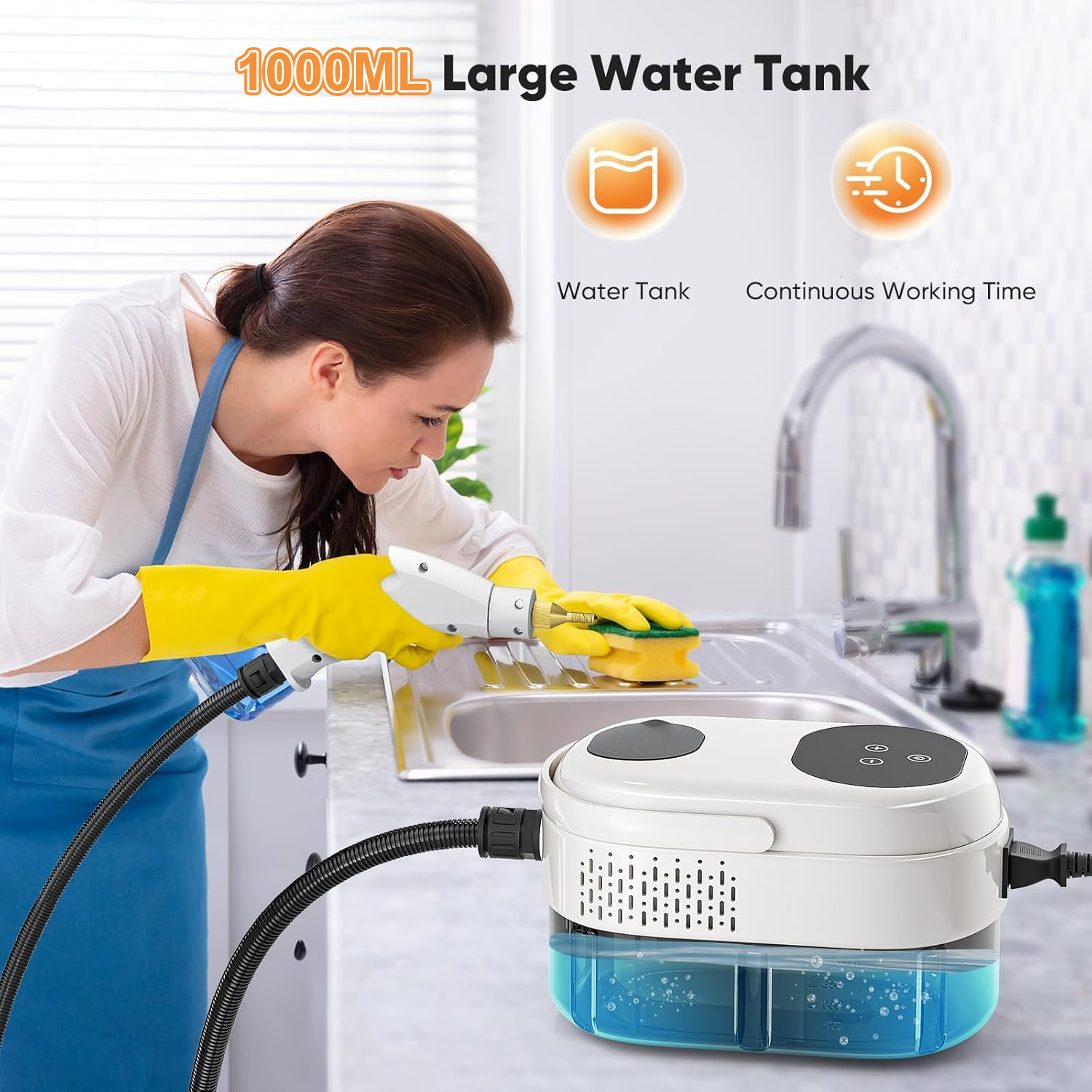Serbatoio Acqua Di Ricambio Per Karcher WV1 – Originale Compatibile, In Plastica PE, 143x77x26 Mm
