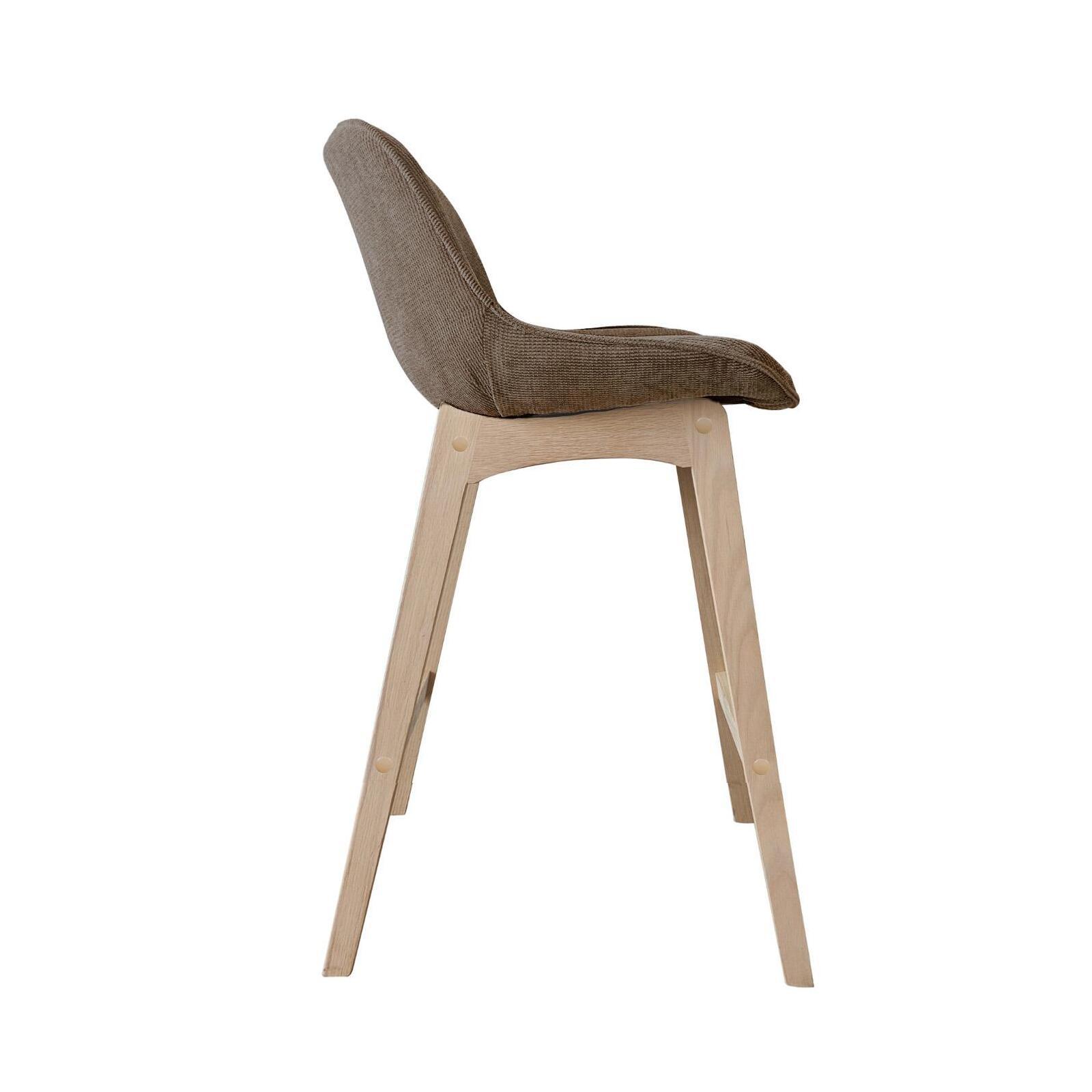 Set Taburetes NORDEN Roble y Pana H75cm - 4