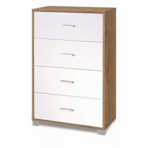 Cassettiera Da Ufficio Con 2 Cassetti | Ruote Con Blocco | 80x40x66 Cm | Nero - Foto 9