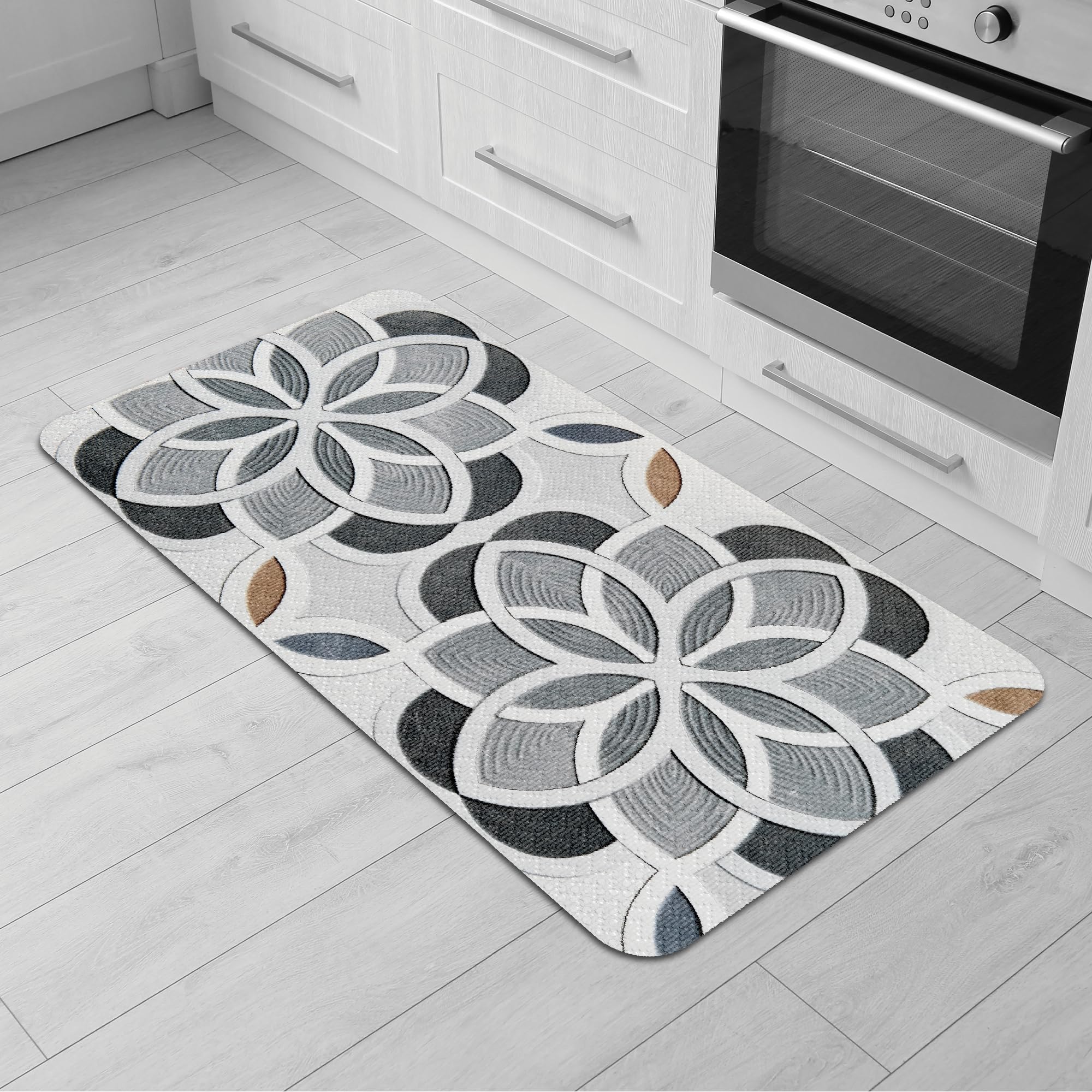 Tappeto Malaga Per Cucina E Corridoio 55x100cm - PVC Antiscivolo, Impermeabile, Lavabile - Foto 3