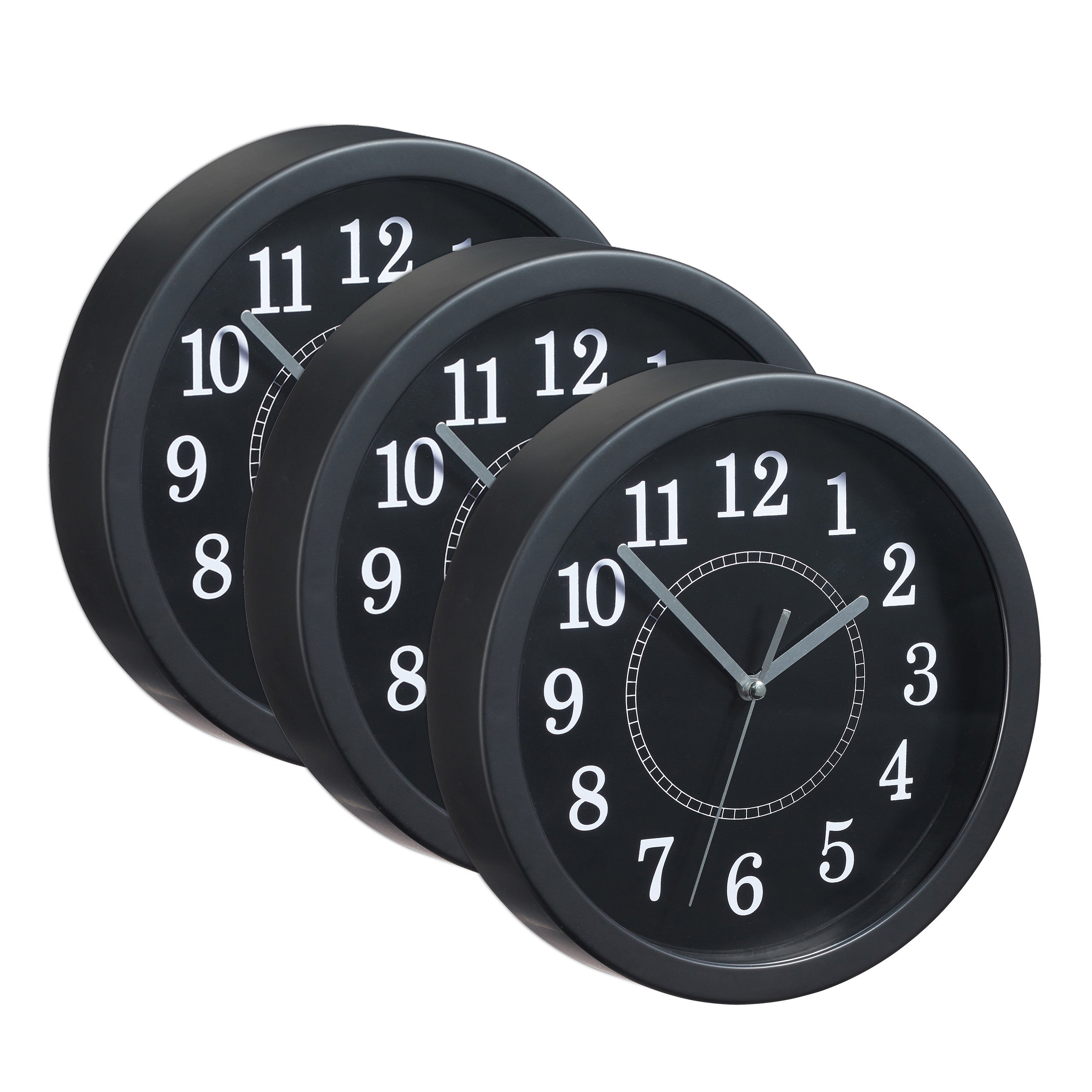 Orologio da parete rotondo Old Phone Diametro 60x5 cm in legno con lancette colore blu balena