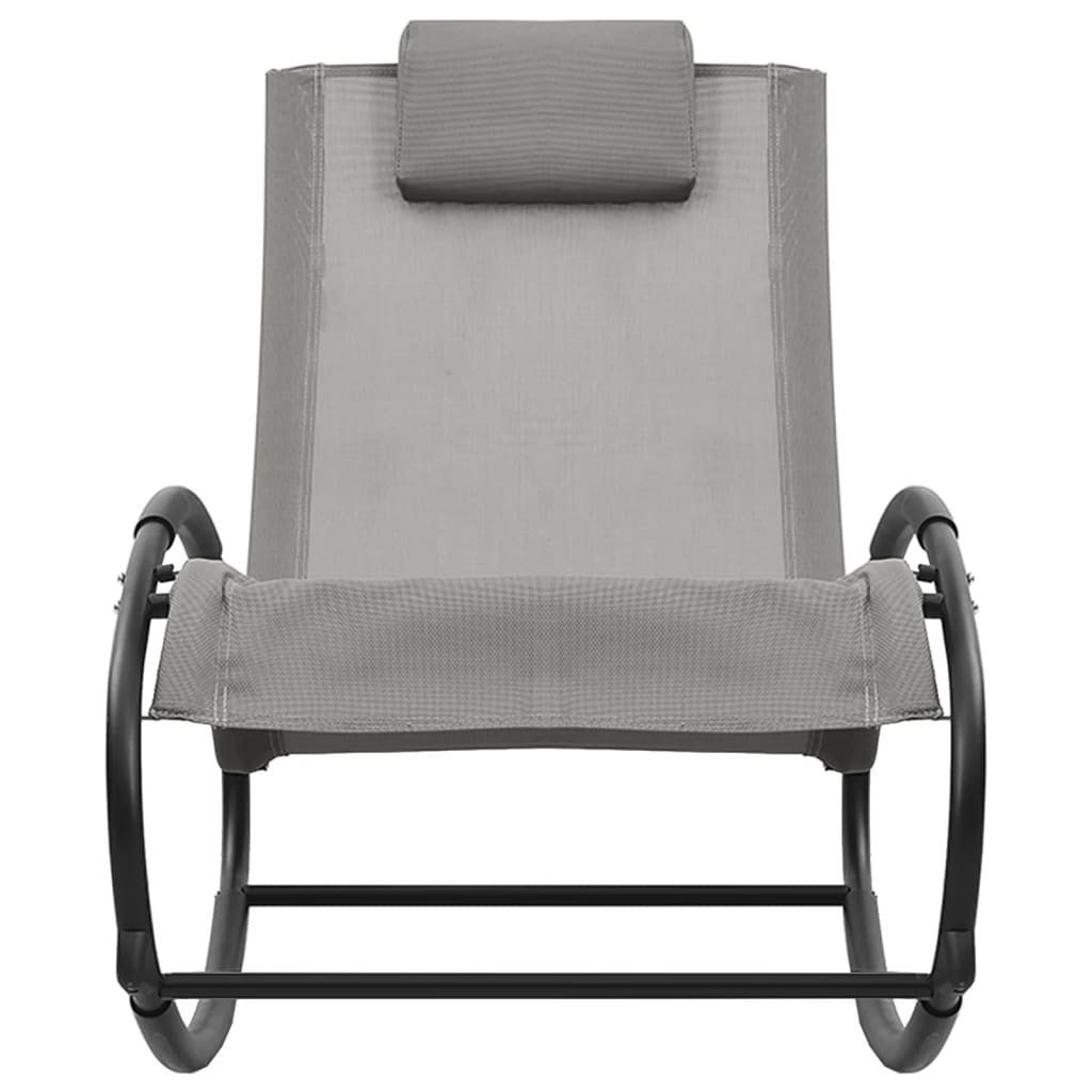 Sdraio sdraio prendisole lettino da giardino terrazza arredo da esterno 105,5 cm con cuscino in acciaio e 02_0012549 - 2